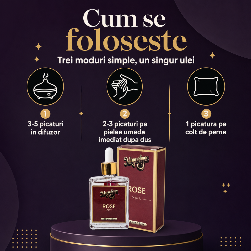 Ulei natural cu trandafir -Magnetique Rose Body Oil,50ml