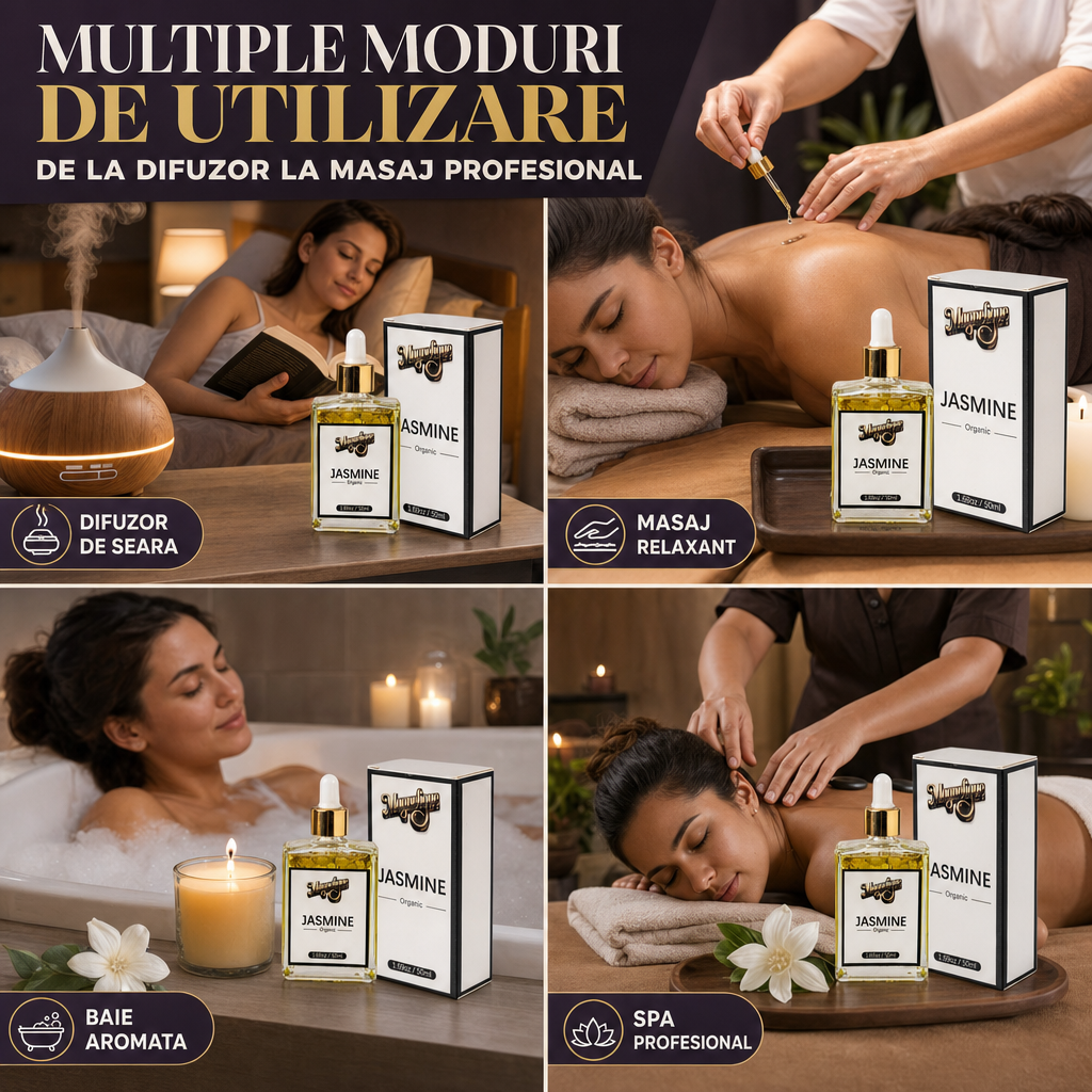 Ulei natural cu iasomie - Magnetique Jasmine Body Oil, 50ml
