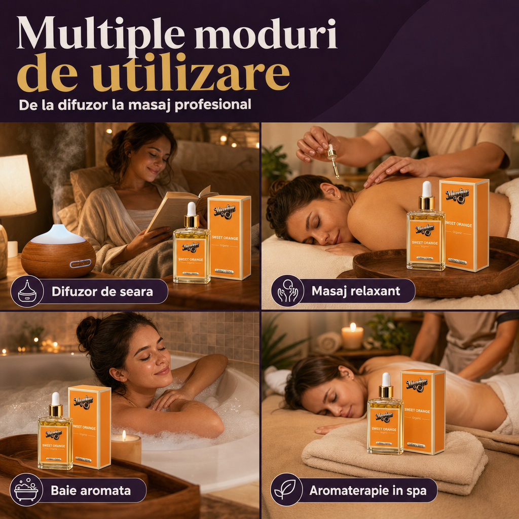 Ulei natural cu portocala dulce,Magnetique Sweet Orange Body Oil,50ml
