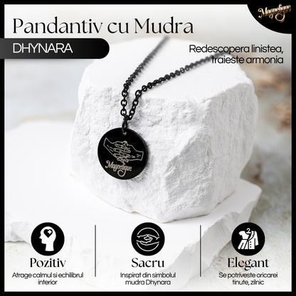 Pandantiv Dhynara - Negru