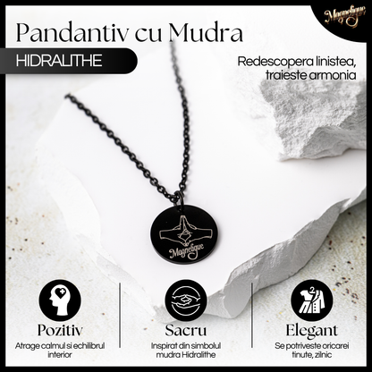 Pandantiv Hidralithe - Negru