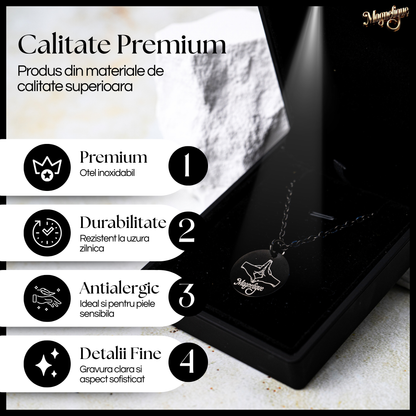 Pandantiv Hidralithe - Negru