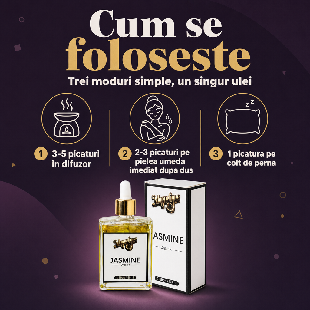 Ulei natural cu iasomie - Magnetique Jasmine Body Oil, 50ml