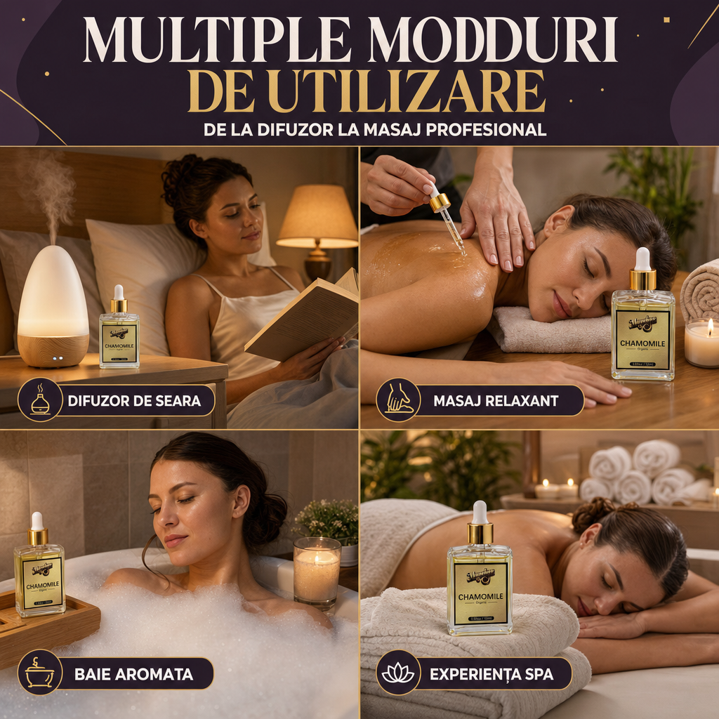 Ulei natural cu musetel, Magnetique Chamomile Body Oil, 50ml
