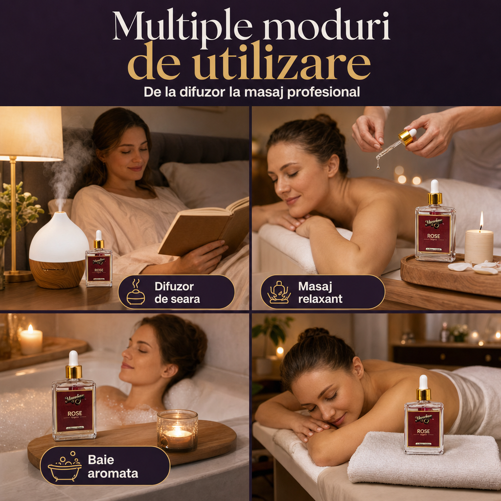 Ulei natural cu trandafir -Magnetique Rose Body Oil,50ml