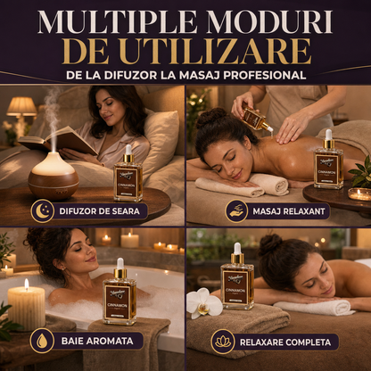 Ulei natural cu scortisoara- Magnetique Cinnamon Body Oil,50ml