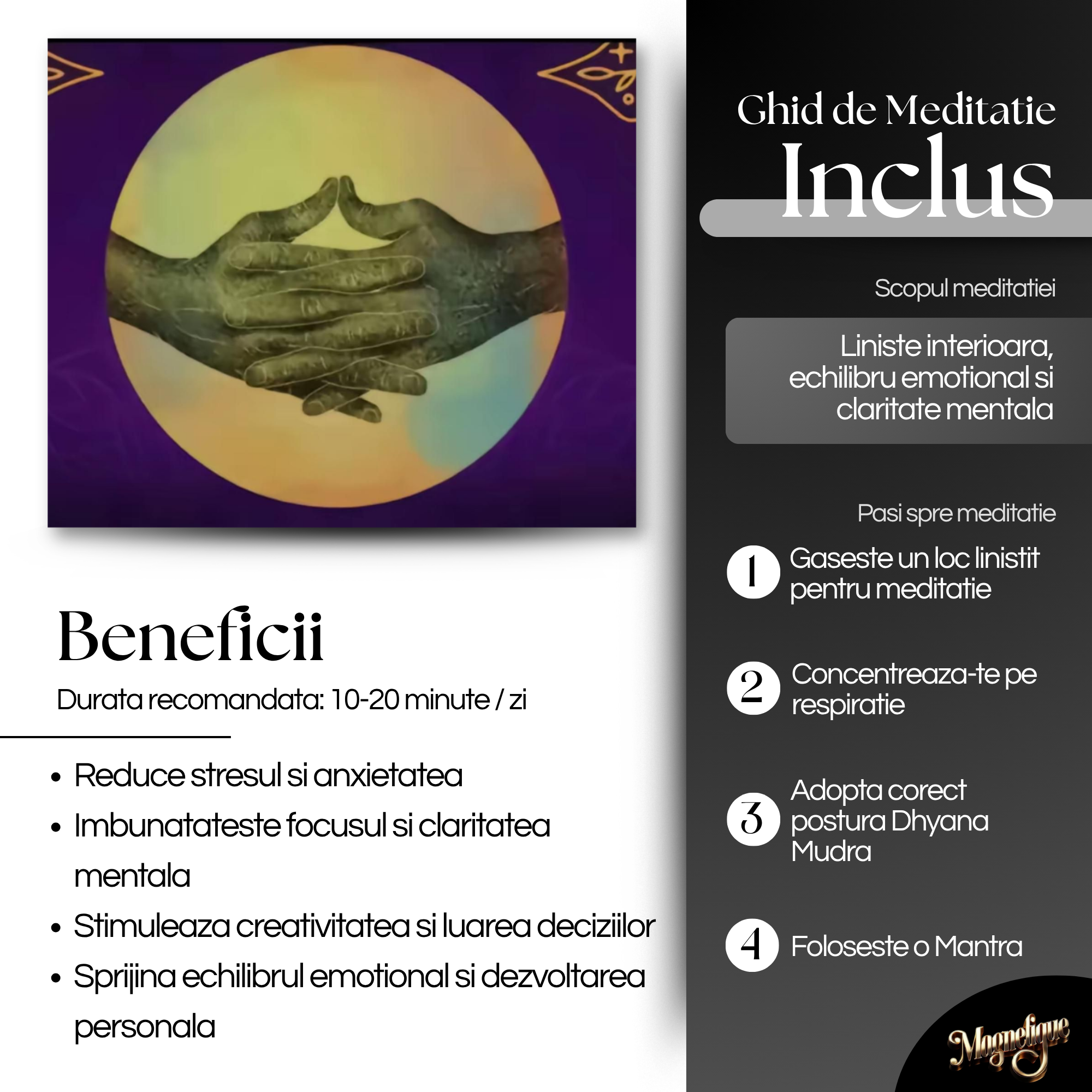 Pandantiv Dhynara - Negru