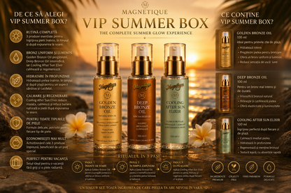 VIP Summer Box- Ritualul complet pentru un bronz impecabil și o piele perfect îngrijită, 3 x 100ml