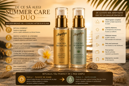 Pachet Summer Care Duo- Golden Bronze Oil + Cooling After Sun Elixir, 2 x 100ml