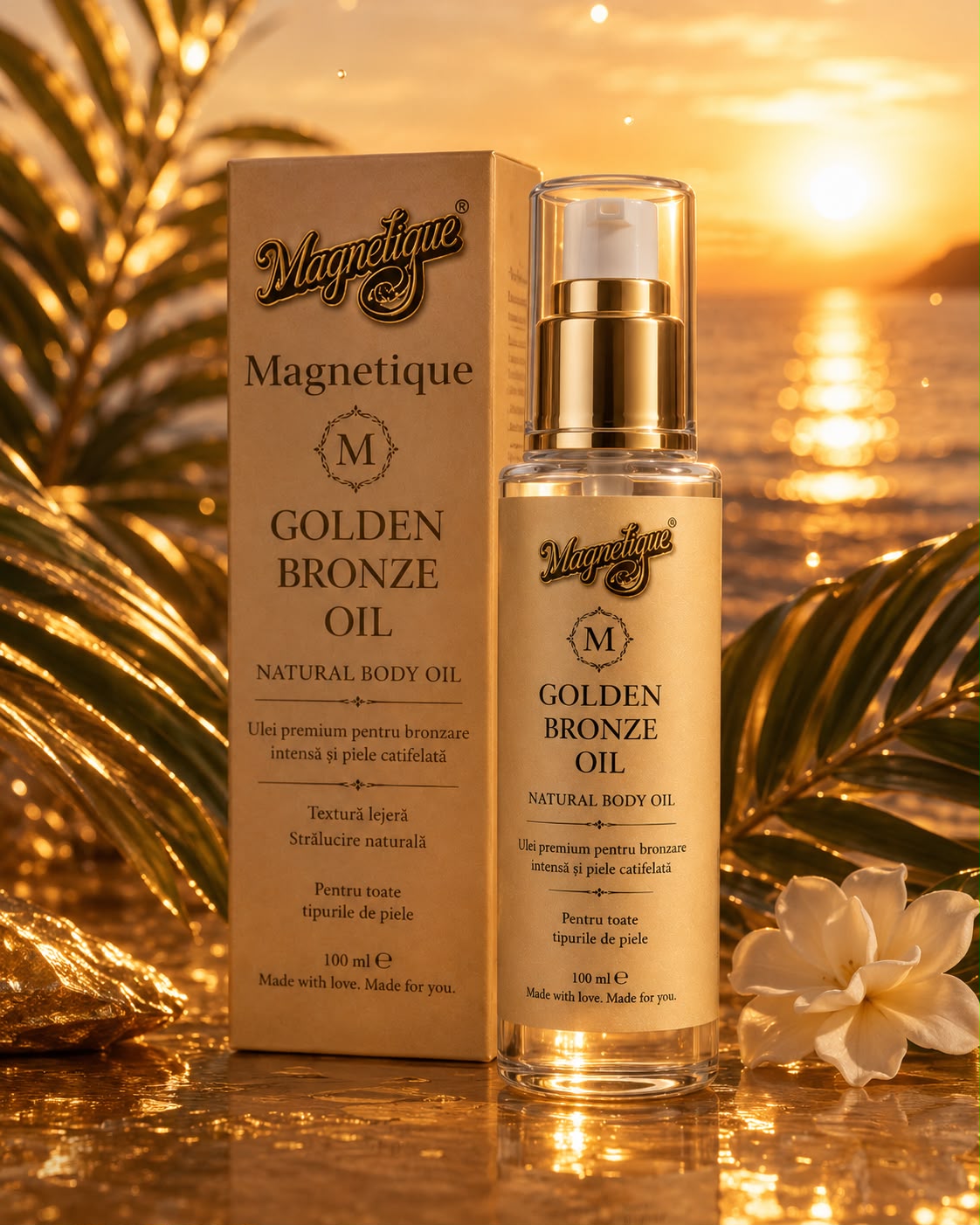 Pachet Summer Care Duo- Golden Bronze Oil + Cooling After Sun Elixir, 2 x 100ml