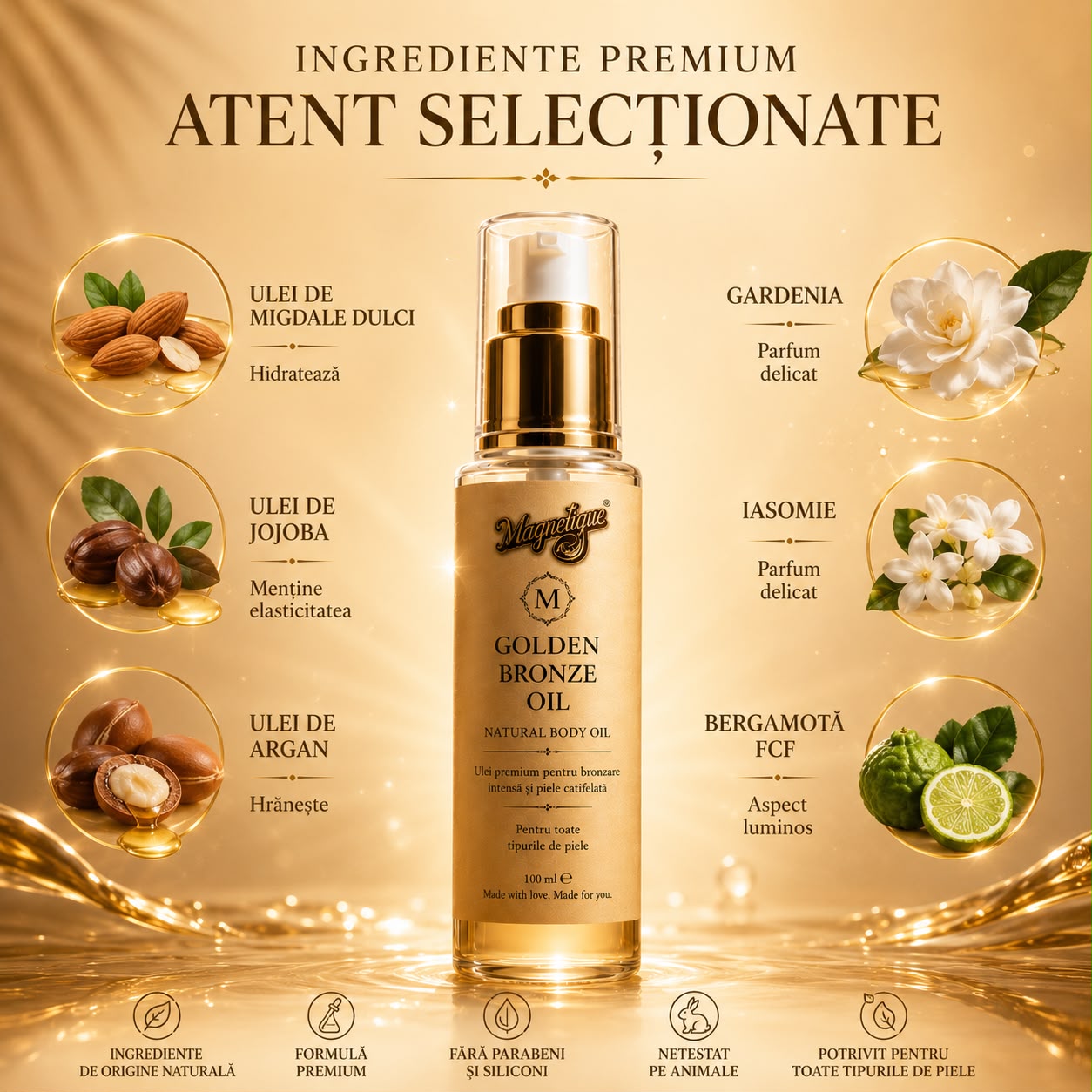 Pachet Summer Care Duo- Golden Bronze Oil + Cooling After Sun Elixir, 2 x 100ml
