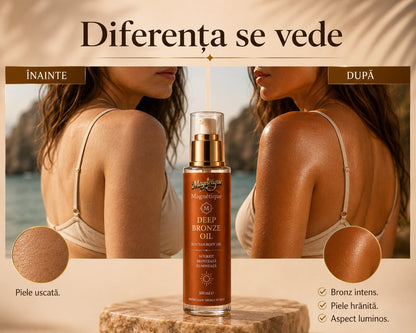 Pachet Deep Bronze Care Duo- Deep Bronze Oil & Cooling After Sun Elixir, 2 x 100 ml