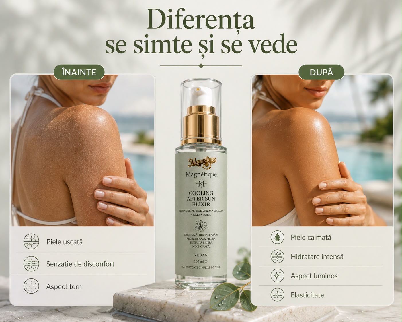 Pachet Summer Care Duo- Golden Bronze Oil + Cooling After Sun Elixir, 2 x 100ml