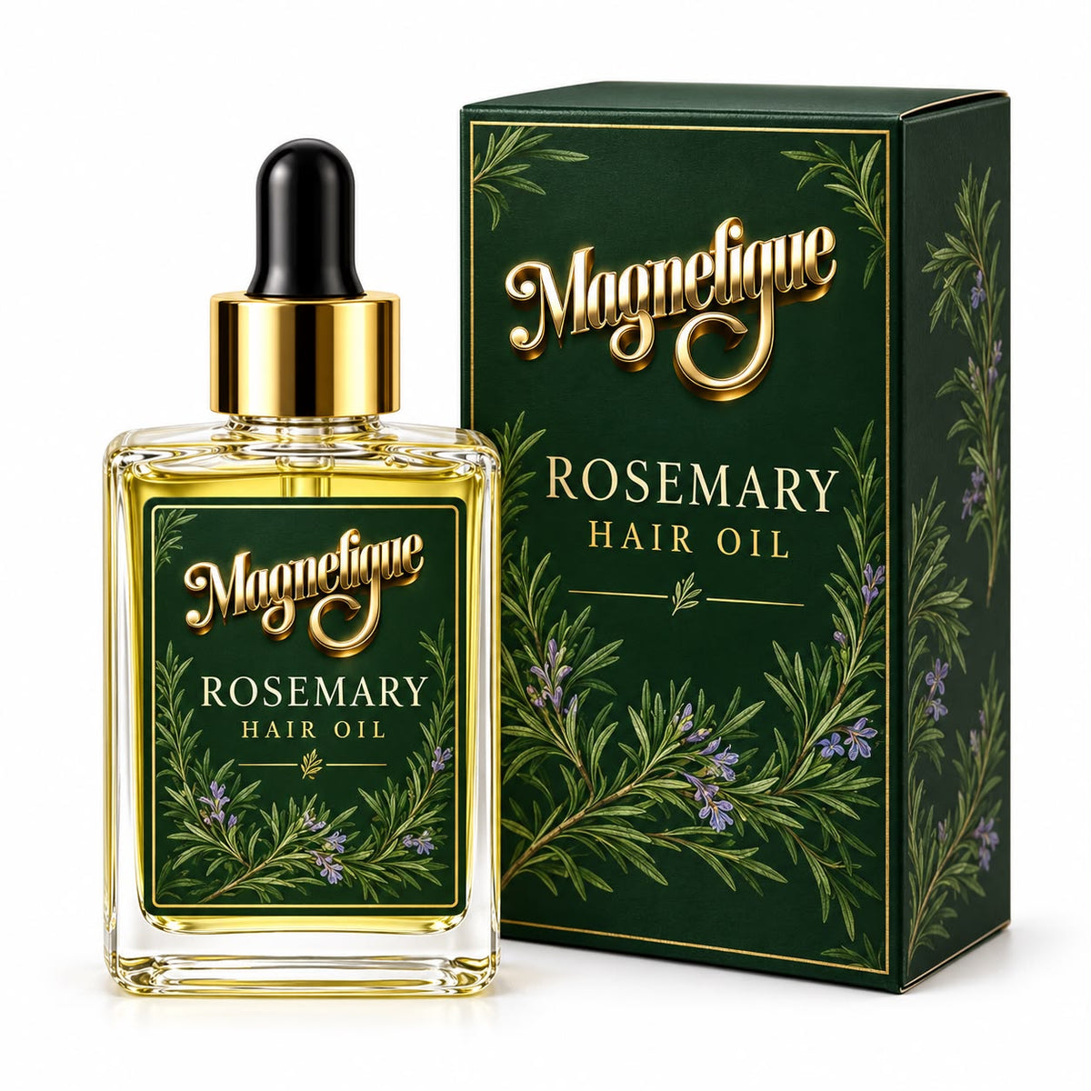 Ulei natural cu rozmarin, Magnetique Rosemary Hair Oil, 50ml