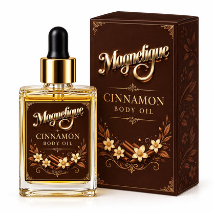 Ulei natural cu scortisoara- Magnetique Cinnamon Body Oil,50ml