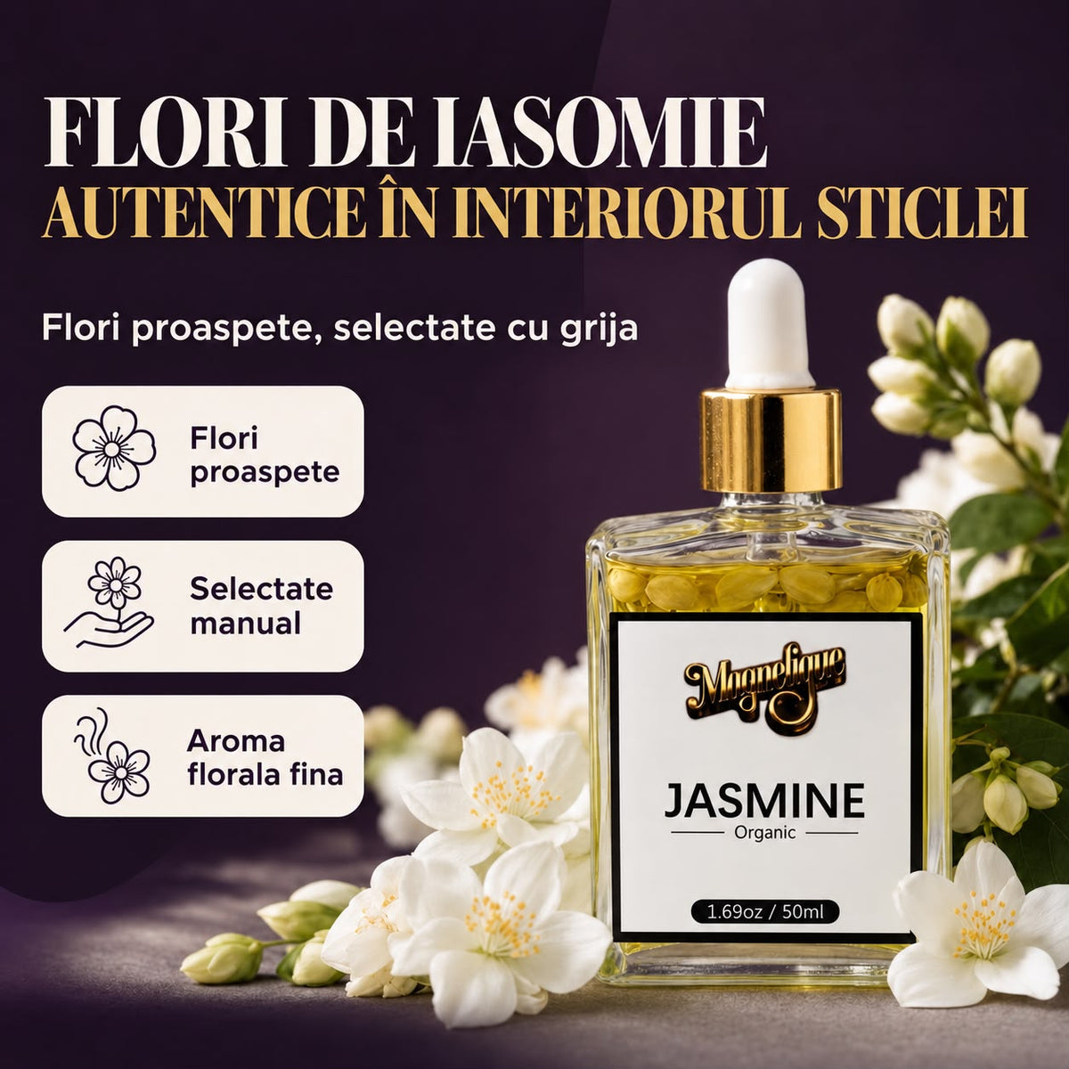 Velvet Night Ritual Magnetique | Ulei Cocos, Trandafir & Iasomie 3 x100ml