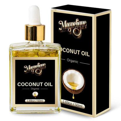Ulei natural de cocos BeMagnetique pentru piele, păr și corp, 50ml, textură cremoasă și ușor de aplicat